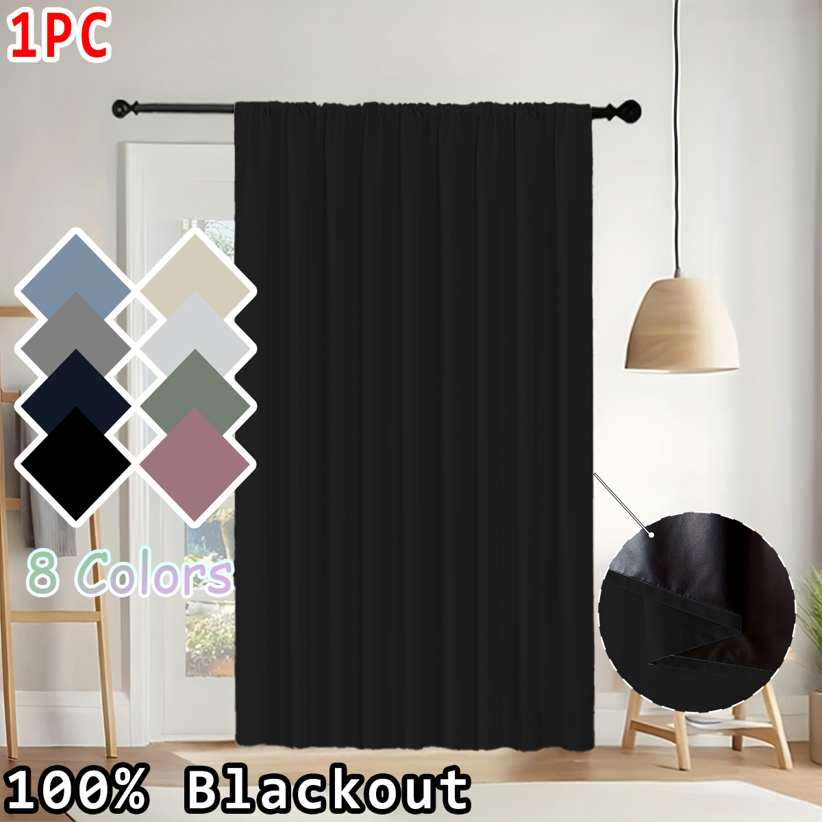 Interior Design Living Room - 1 Piece of Simple Solid Color