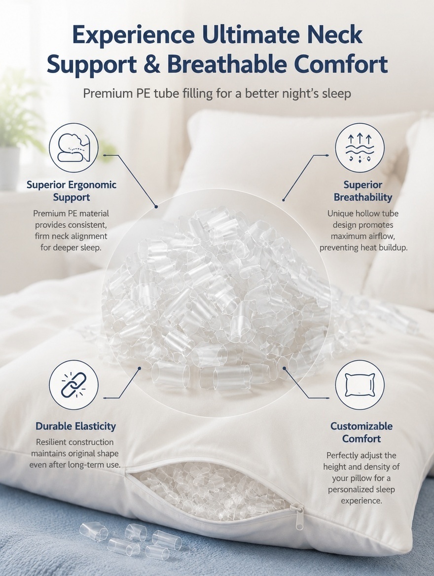 Throw Pillow - 1 Bag Transparent Pe Tube Pillow