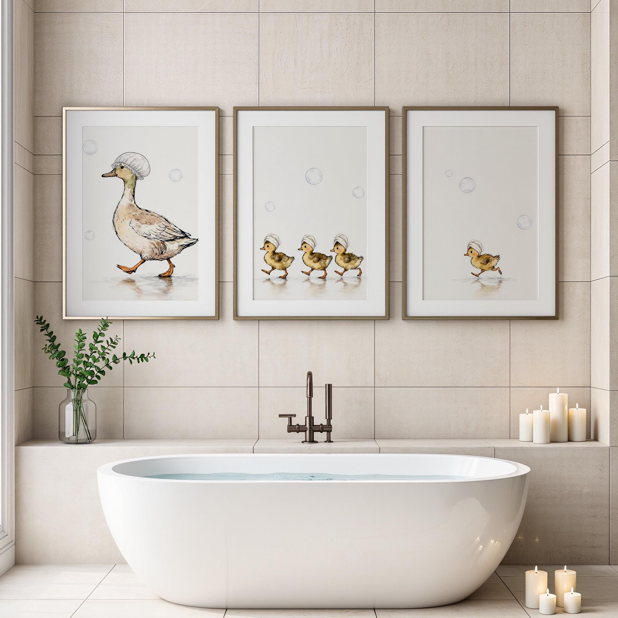 Abstract Canvas Set - 3pcs frameless Canvas Painting 3pcs/Set Duck