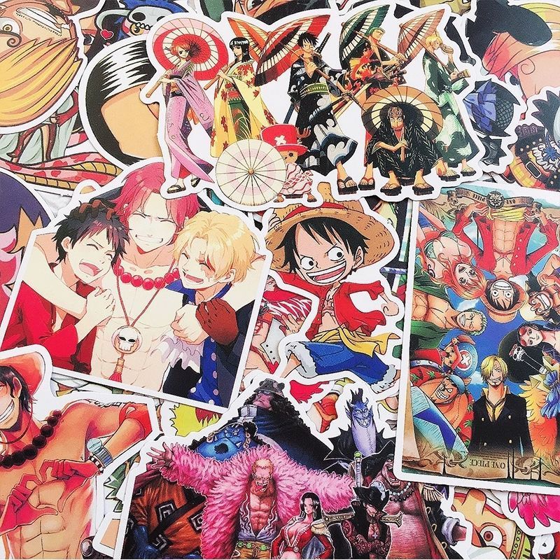 Wall Sticker - 120 Pcs Unique Cute One Piece