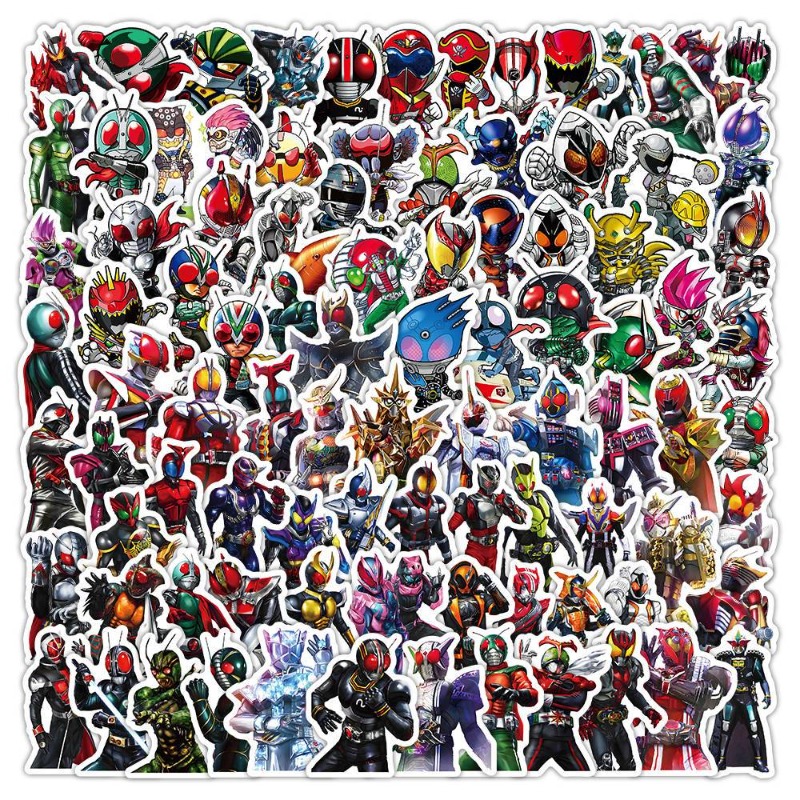 Wall Sticker - 103Pcs Kamen Rider Ins Aesthetic Cute