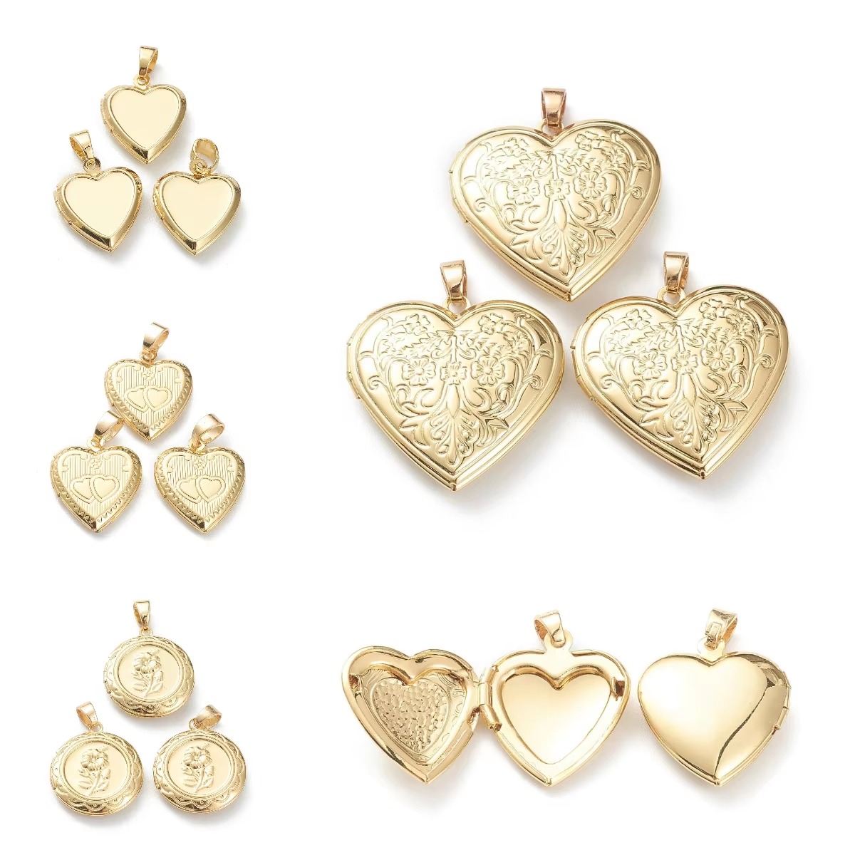 10pcs Heart Photo Locket Penda - Picture Frame recension och pris
