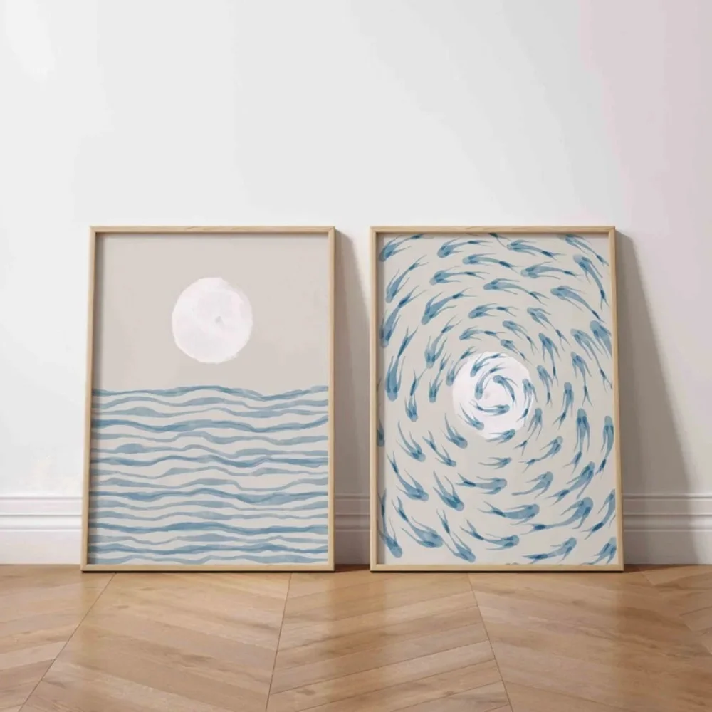 2pcs frameless Canvas Painting - Abstract Canvas Set recension och pris