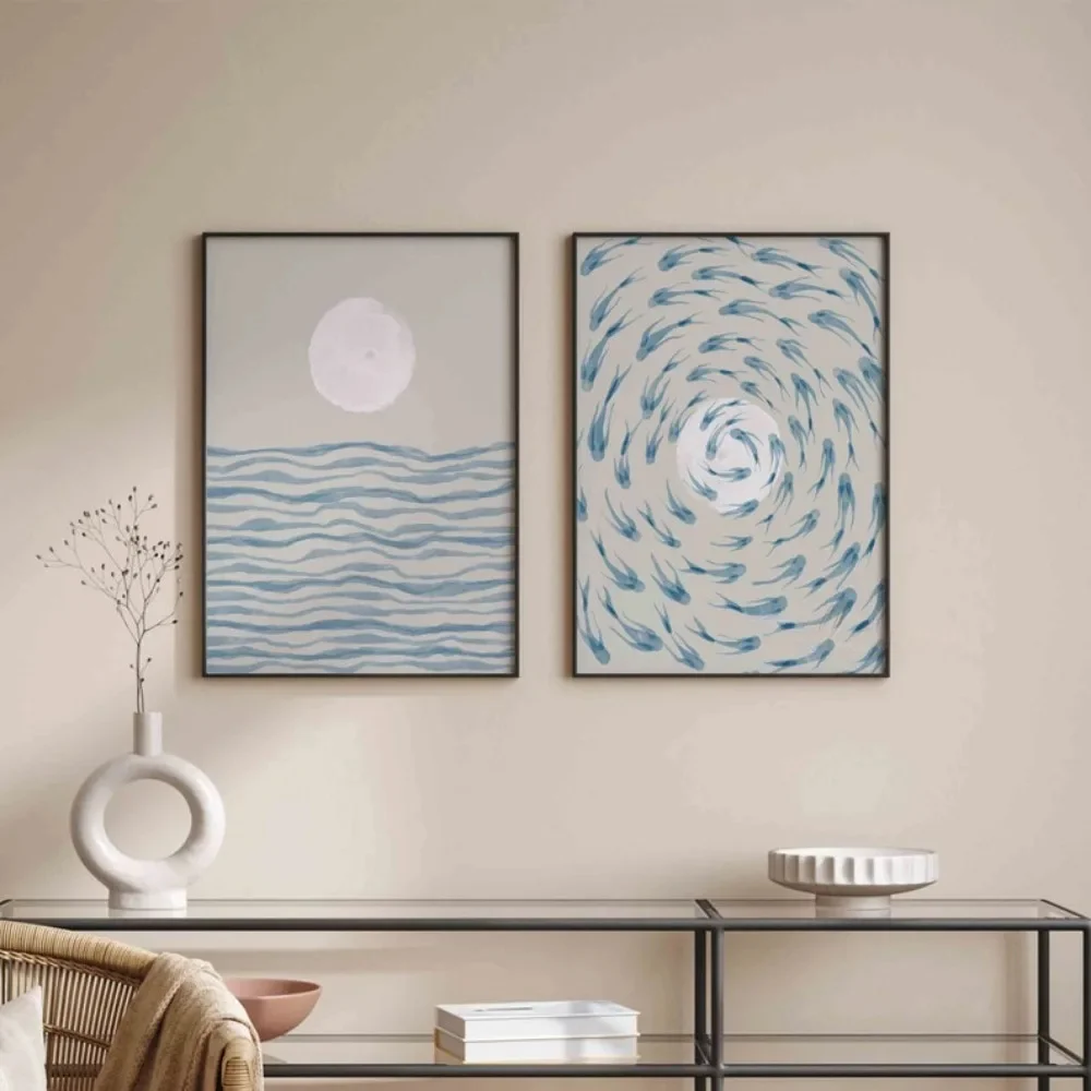 2pcs frameless Canvas Painting - Abstract Canvas Set recension och pris