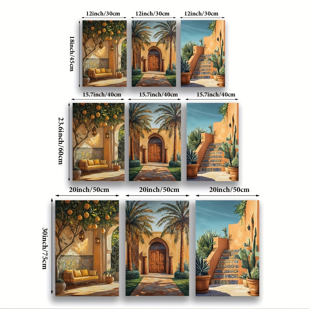 Frameless[JIT]3pcs/set, Canvas - Abstract Canvas Set recension och pris