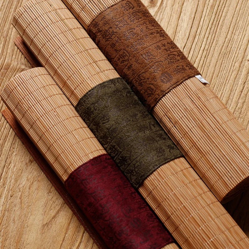 Fabric Bamboo Tea Mat Linen Ze - Table Runner recension och pris