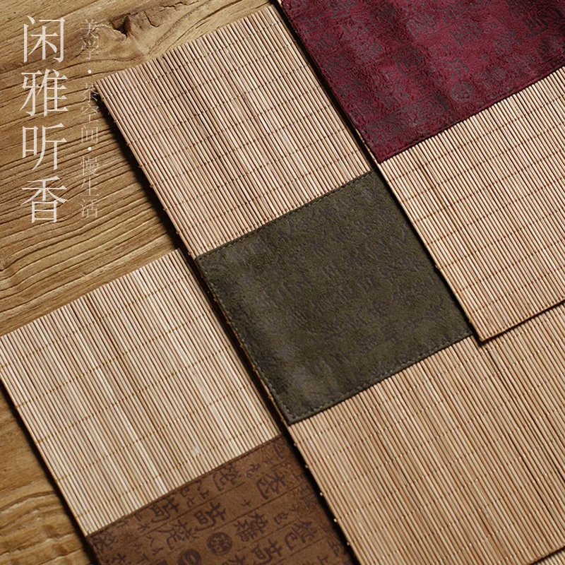 Fabric Bamboo Tea Mat Linen Ze - Table Runner recension och pris