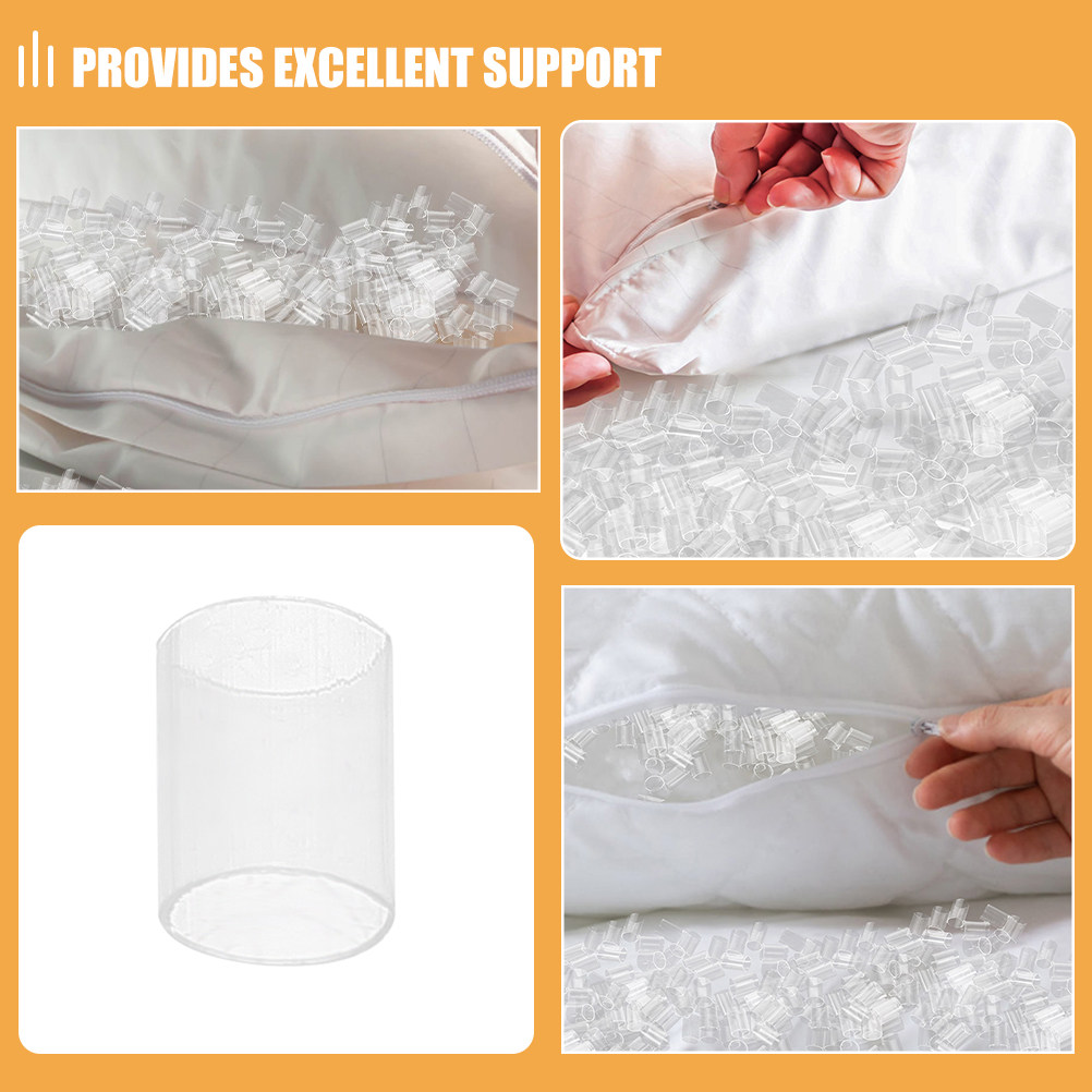 1 Bag Transparent Pe Tube Pill - Throw Pillow recension och pris