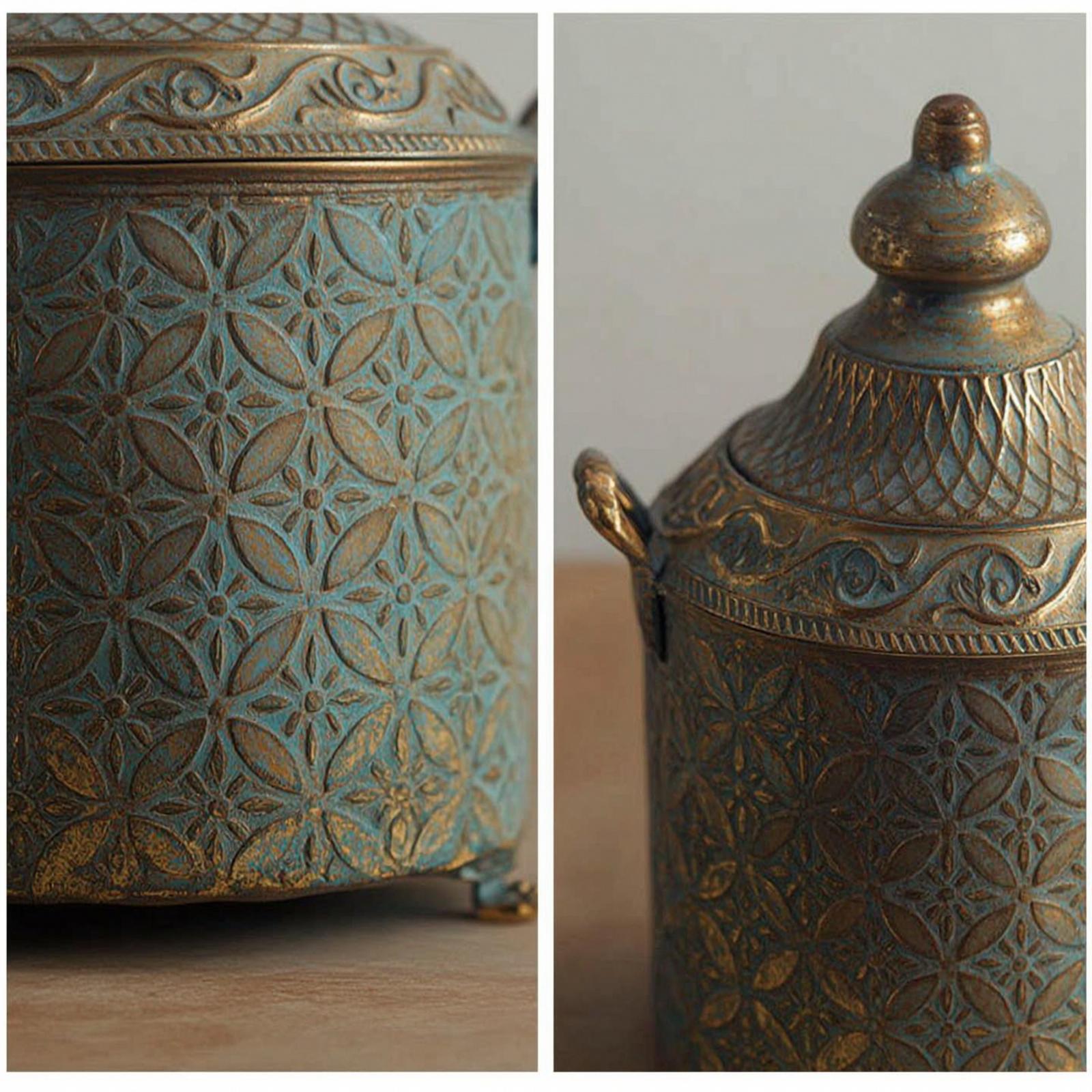 Decorative Iron Vase Aged Gild - Vase Decor recension och pris