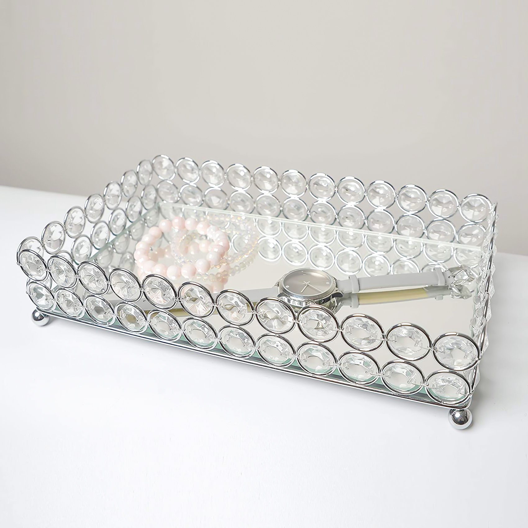 ABSS-Crystal Rectangle Cosmeti - Decorative Mirror recension och pris