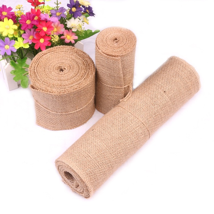 5-30CM Natural Jute Linen Fabr - Table Runner recension och pris