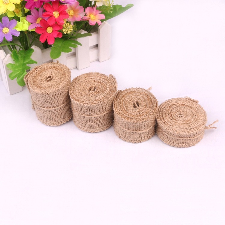 5-30CM Natural Jute Linen Fabr - Table Runner recension och pris