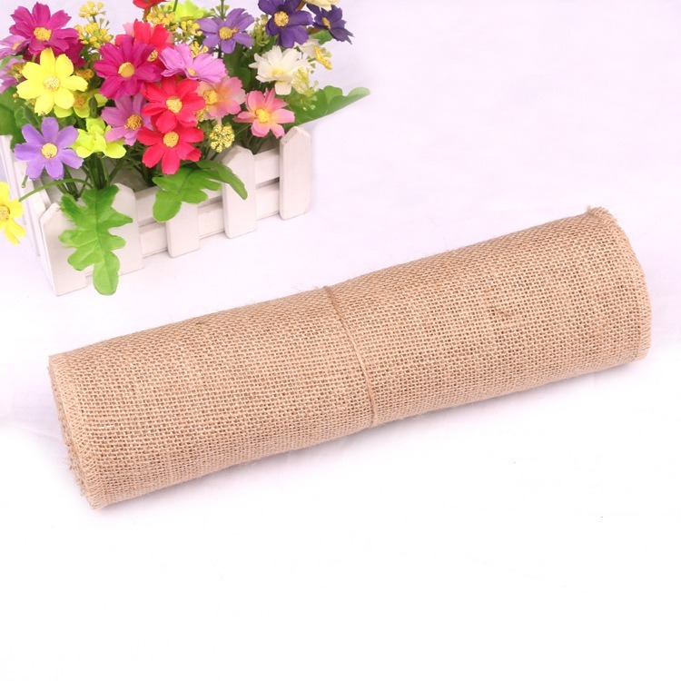 5-30CM Natural Jute Linen Fabr - Table Runner recension och pris