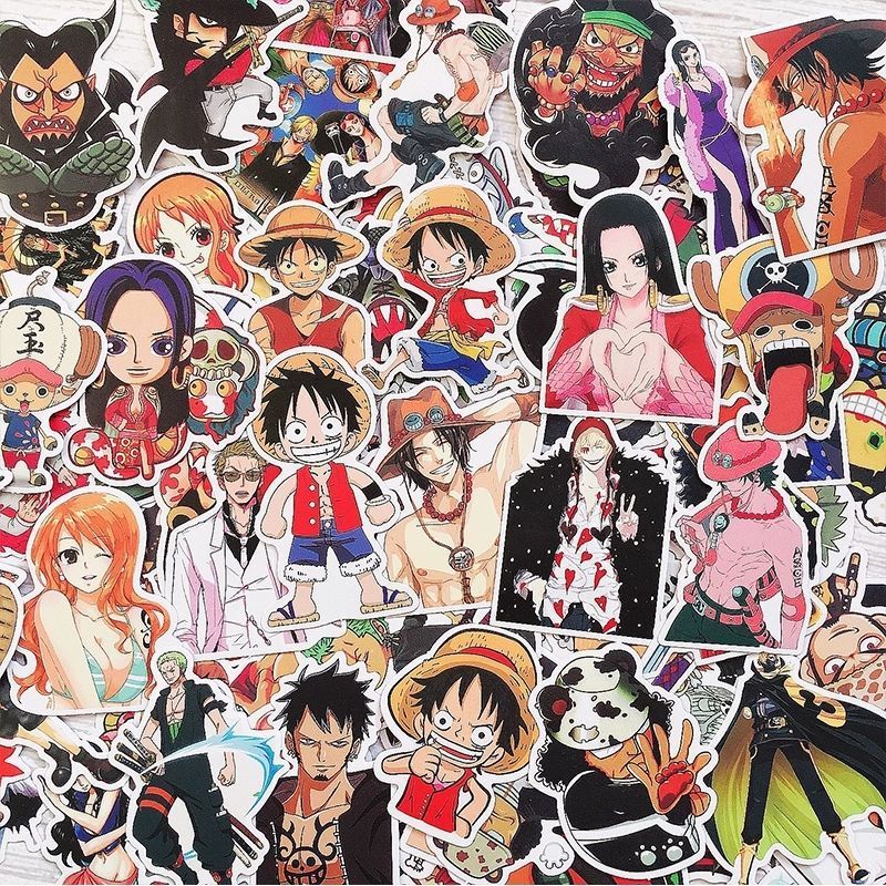 120 Pcs Unique Cute One Piece  - Wall Sticker recension och pris