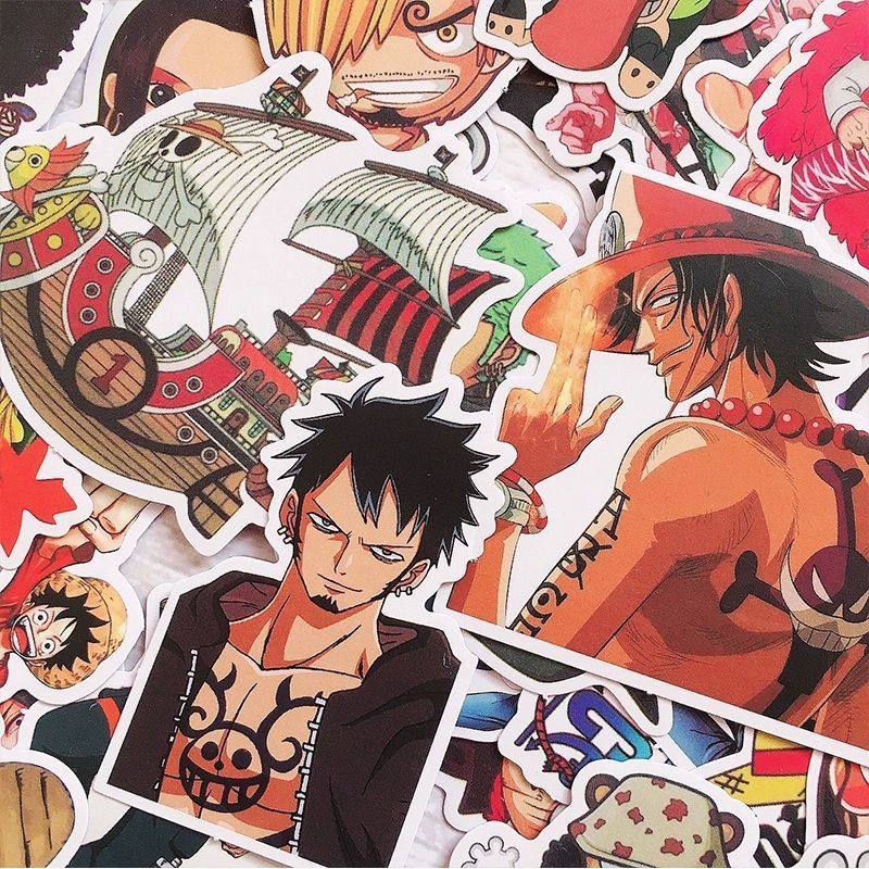 120 Pcs Unique Cute One Piece  - Wall Sticker recension och pris