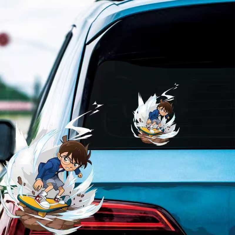 Detective Conan Cartoon Skateb - Wall Sticker recension och pris