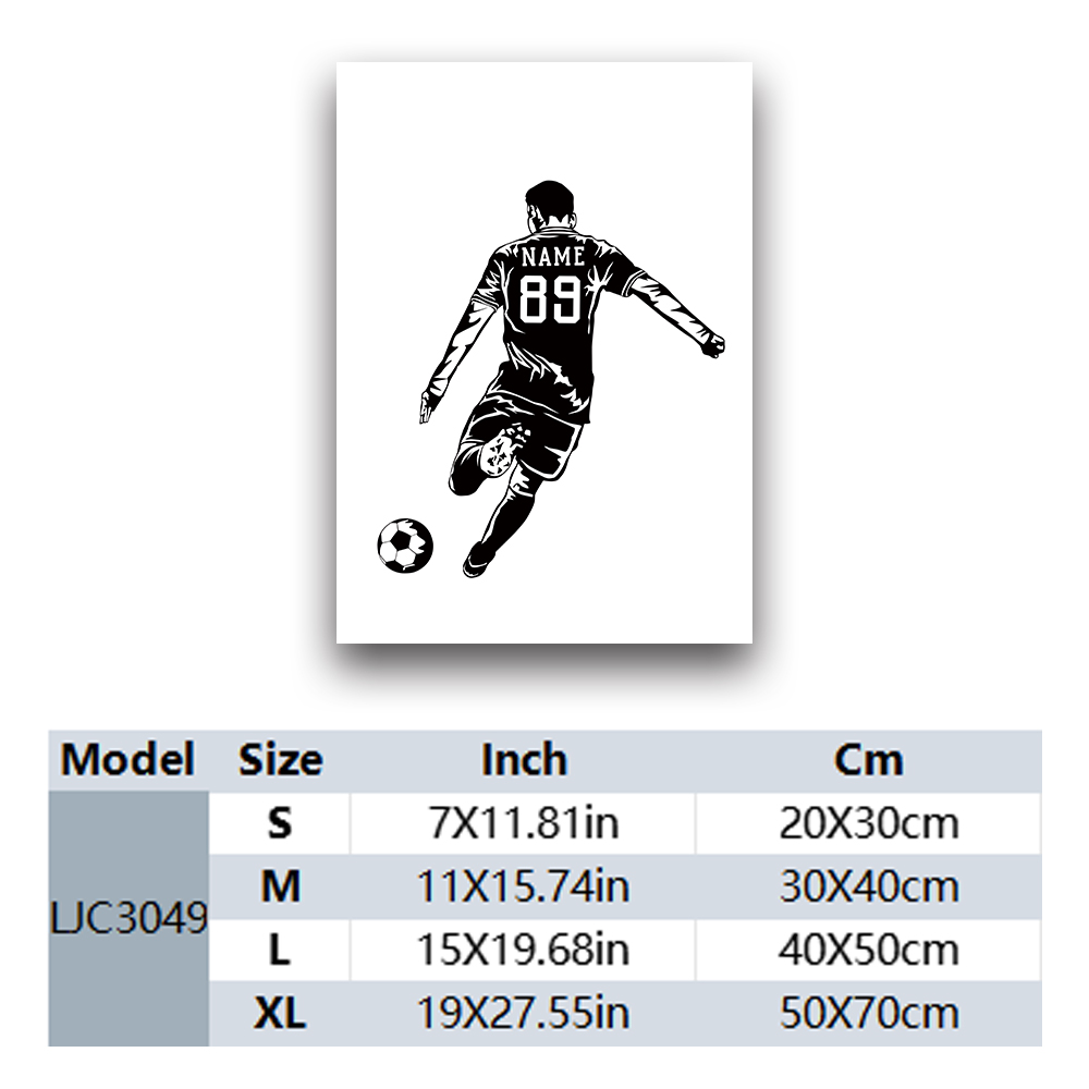 1PC Football Player Customizab - Picture Frame recension och pris