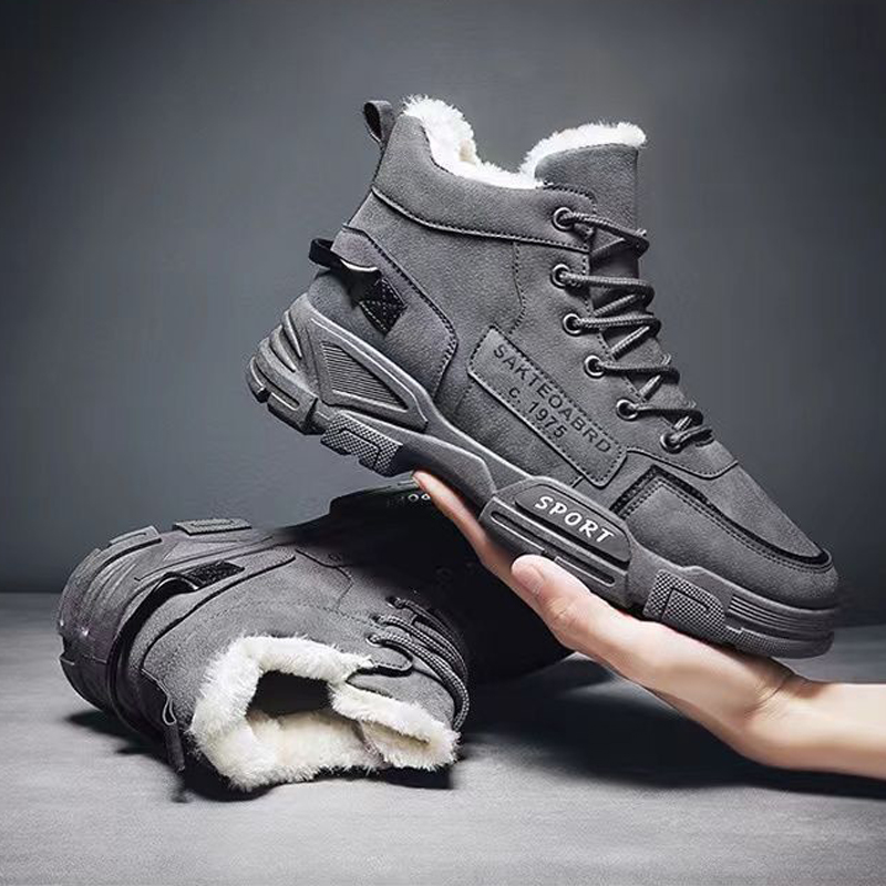 Winter Warm Snow Boots Men Fle - Area Rug recension och pris