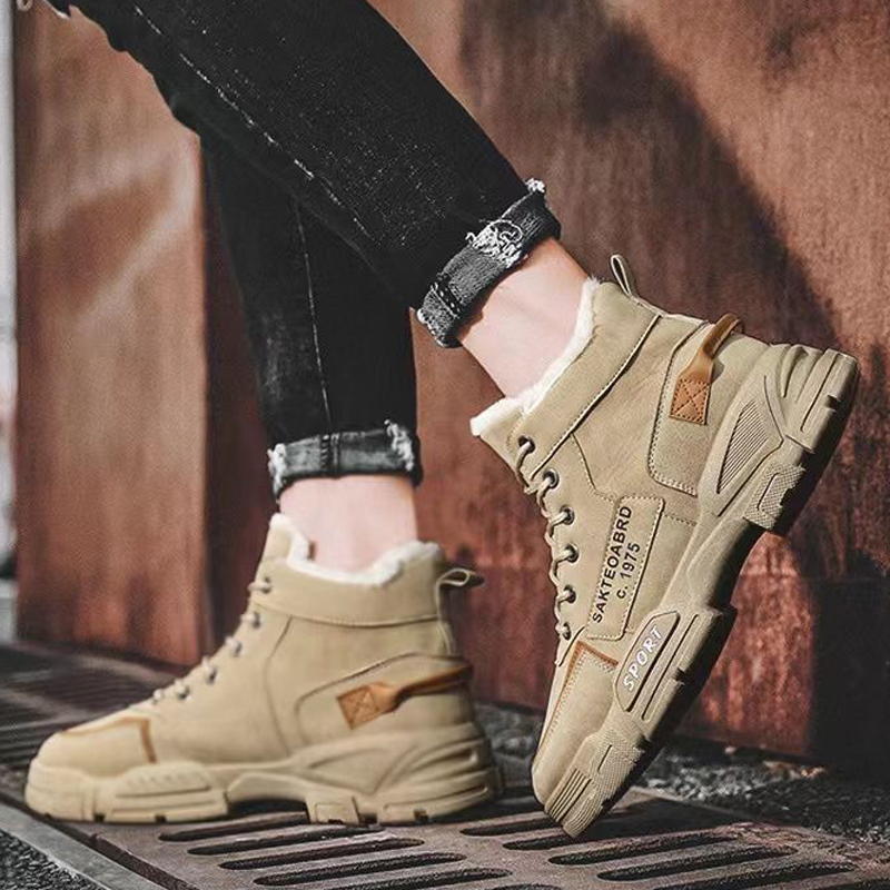 Winter Warm Snow Boots Men Fle - Area Rug recension och pris