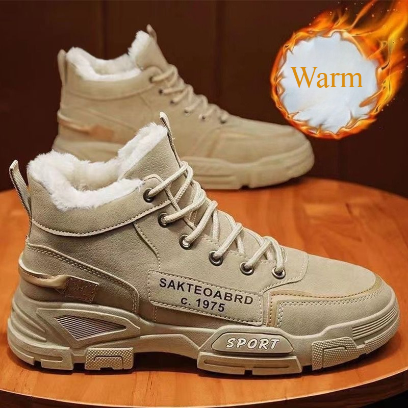 Winter Warm Snow Boots Men Fle - Area Rug recension och pris